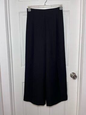 Constance Saunders High Waist Wide Leg Women’s Pants - Black